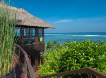 Villa Bidadari Cliffside Estate, View on ocean and Luxury Cabana